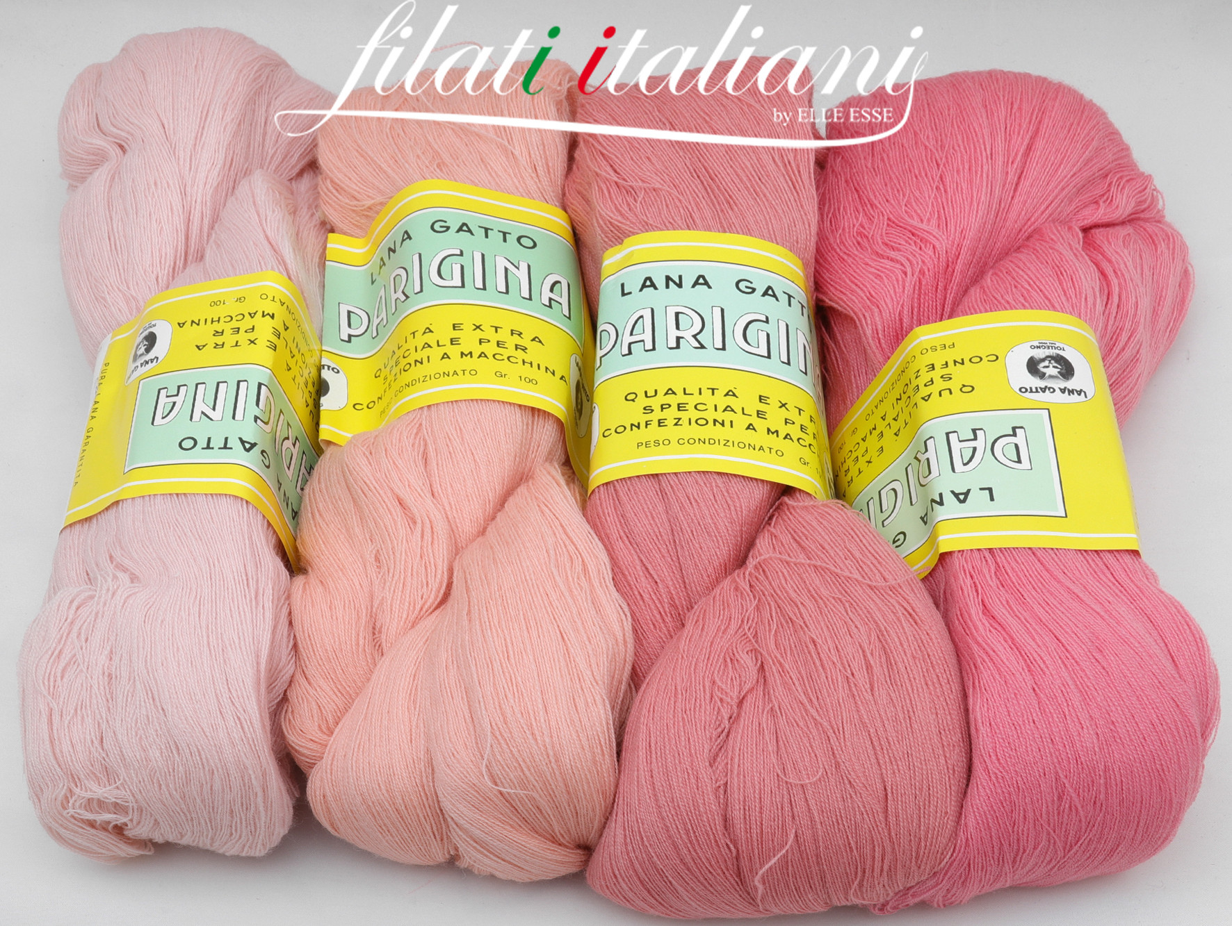 L4966 L4966 4 MATASSE MERINO LANA GATTO L4966 L4966 4 MATASSE MERINO LANA GATTO