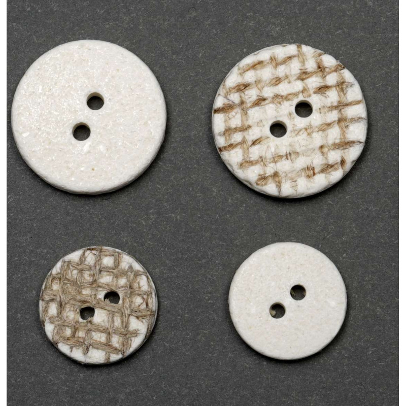 1292 IVORY Button