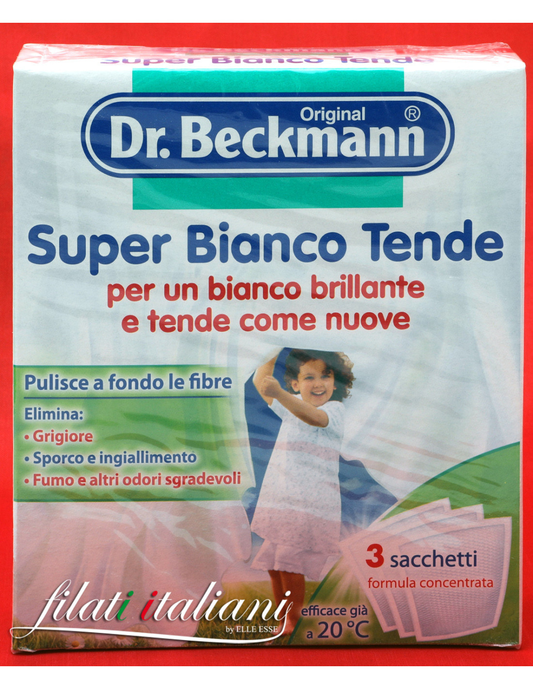 Dr. BECKMANN Curtain Whitener 3 In-wash sachets Cleans intensively...