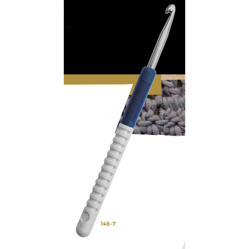 Крючок с ручкой для вязания шерстяной пряжи 15cm/3.25mm| 148-7