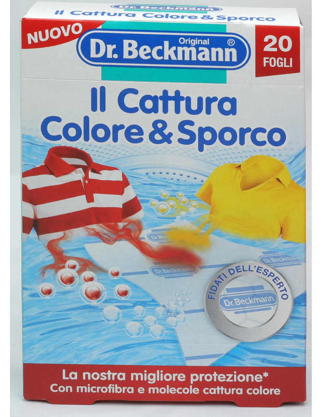 Dr.Beckmann Colour & Dirt Collector Sheets 20 pz. Wash mixed colou... Dr.Beckmann Colour & Dirt Collector Sheets 20 pz. Wash mixed colou...